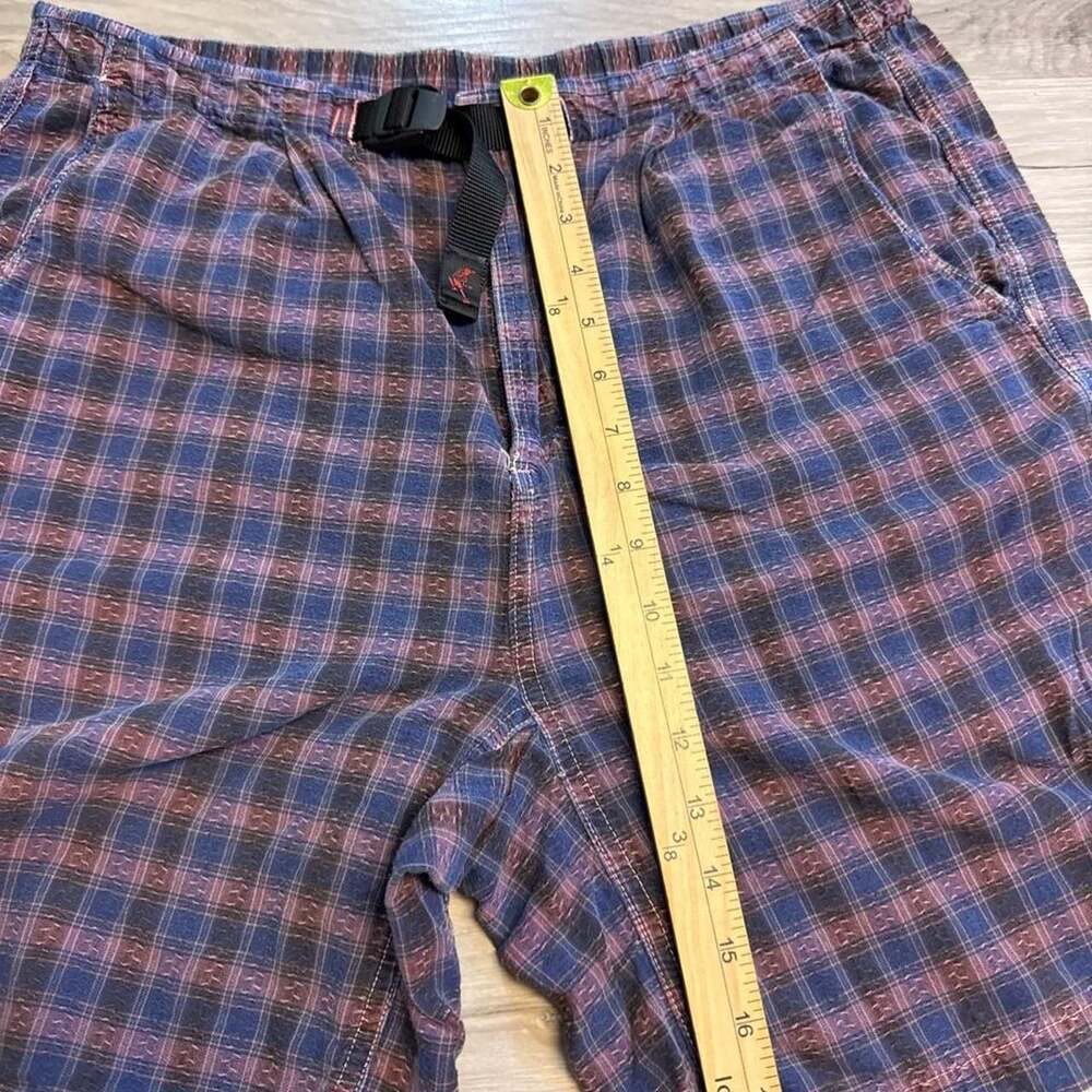 Vintage Gramicci Plaid 100% Cotton Hiking Shorts Women's Large - Picture 7 of 8
